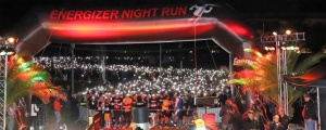 Energiser Night Run Banner