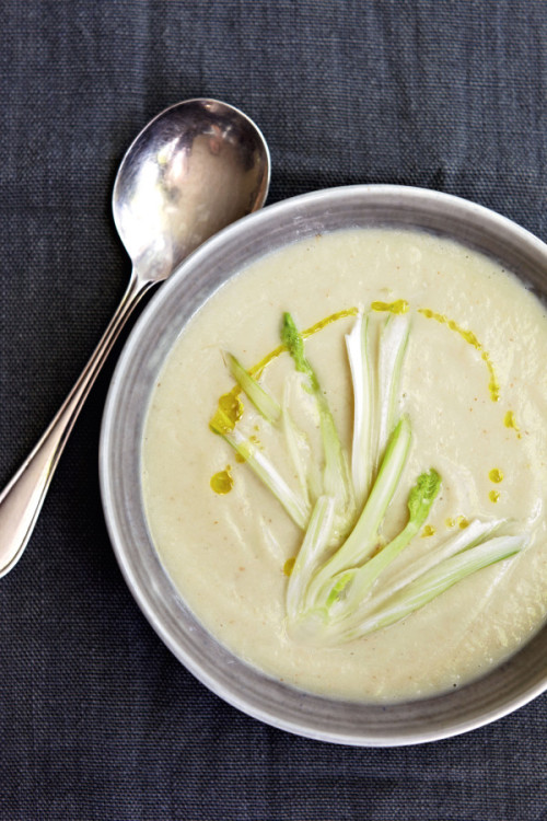 Honestly Healthy fennel and pear soup