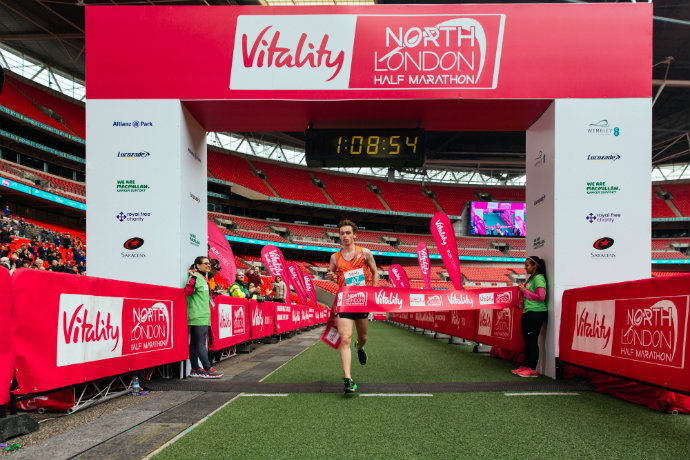The North London Half Marathon winner